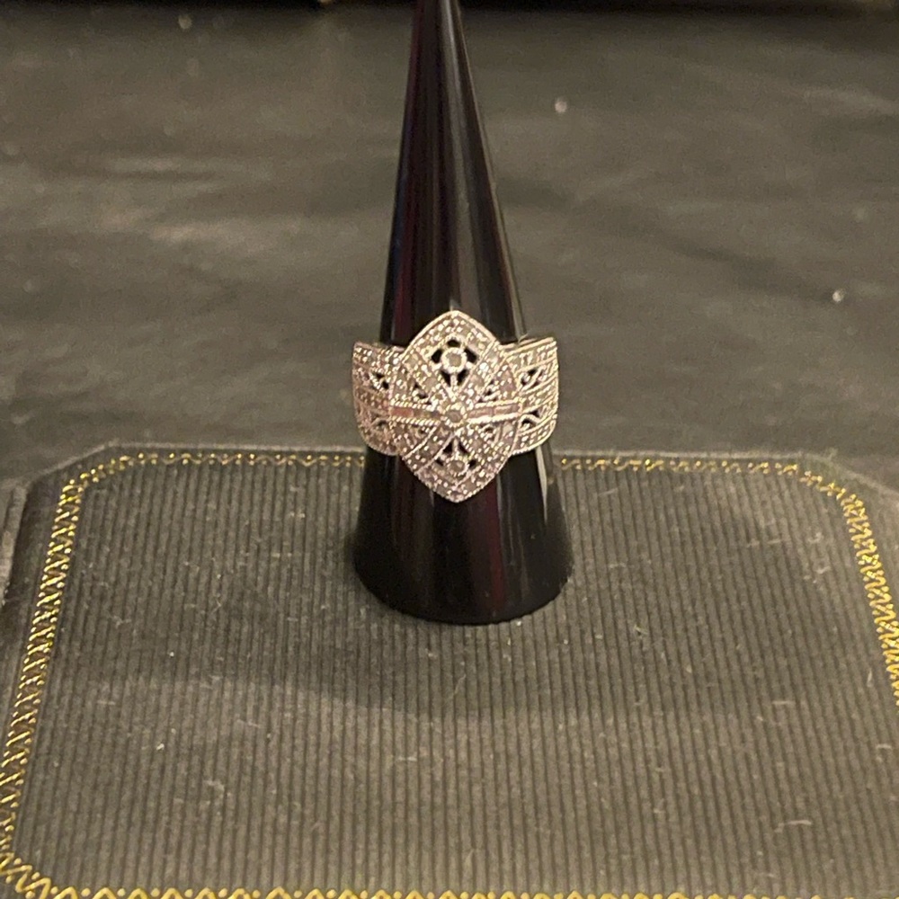 .50 karat Diamond sterling silver ring